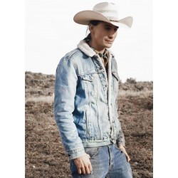 Gerald Tokala Yellowstone Sam Stands Alone Denim Jacket
